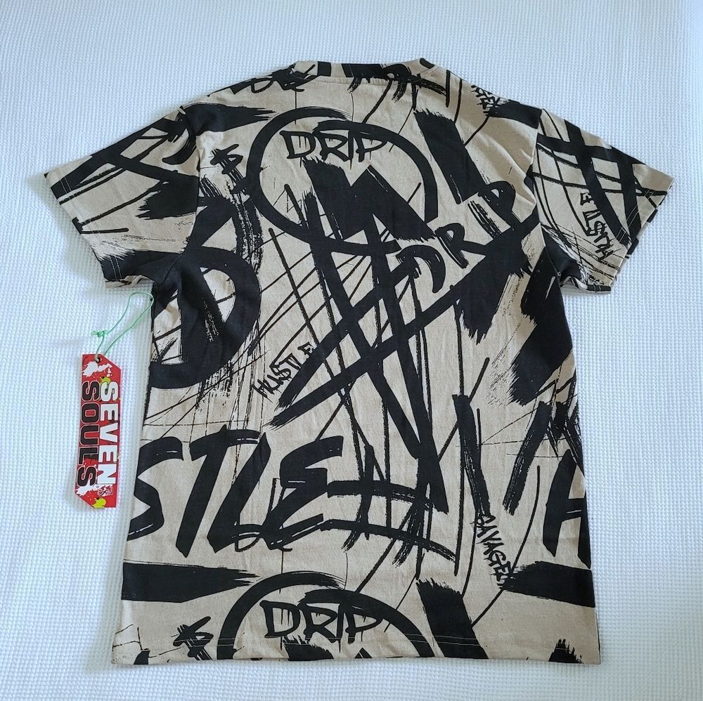 Seven7️⃣ Souls Graffiti Tee👕 - NWT - Picture 2 of 13